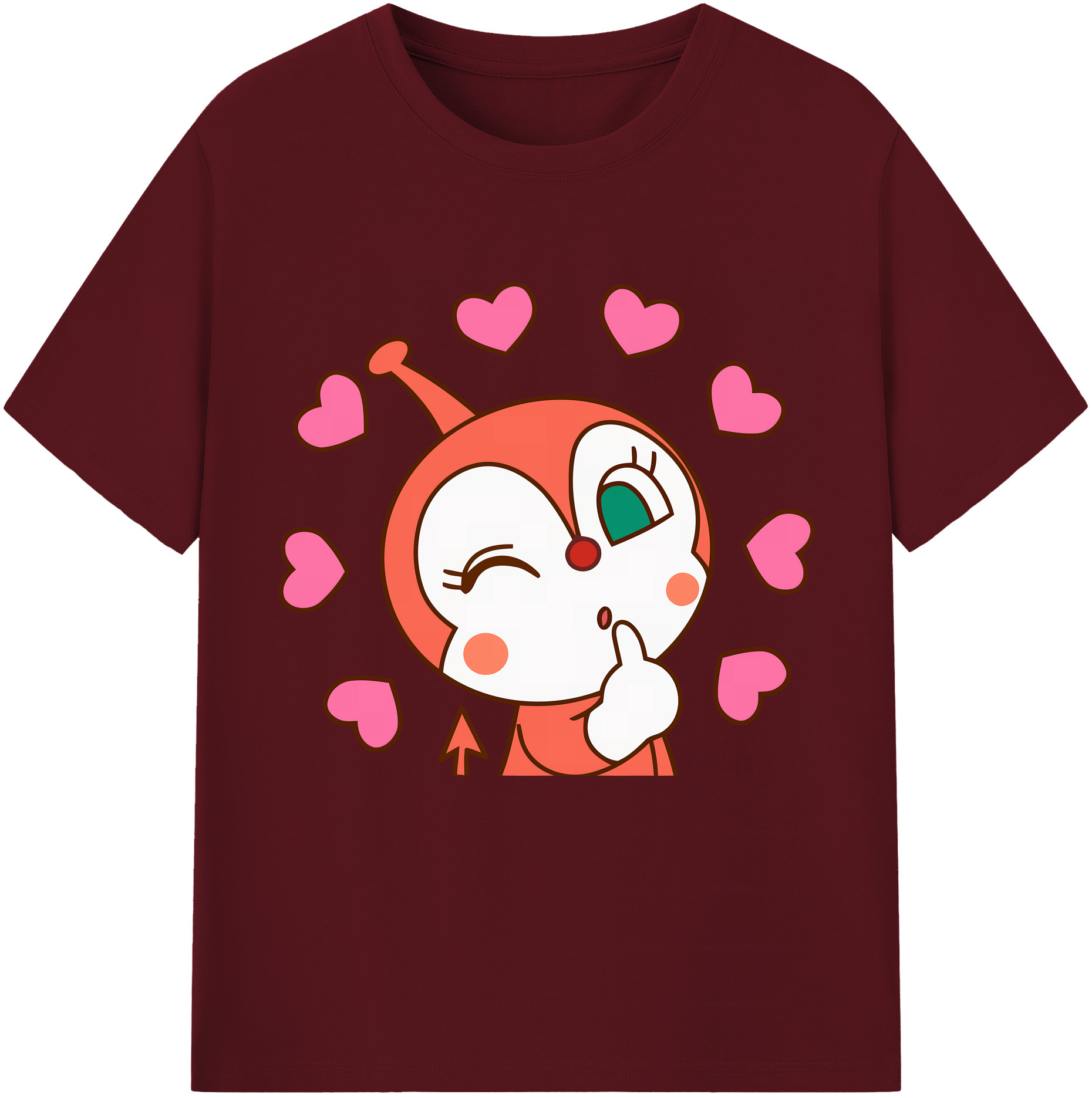 （画像用） アンパンマン Anpanman 綿100％半袖Tシャツ（フロントプリント）